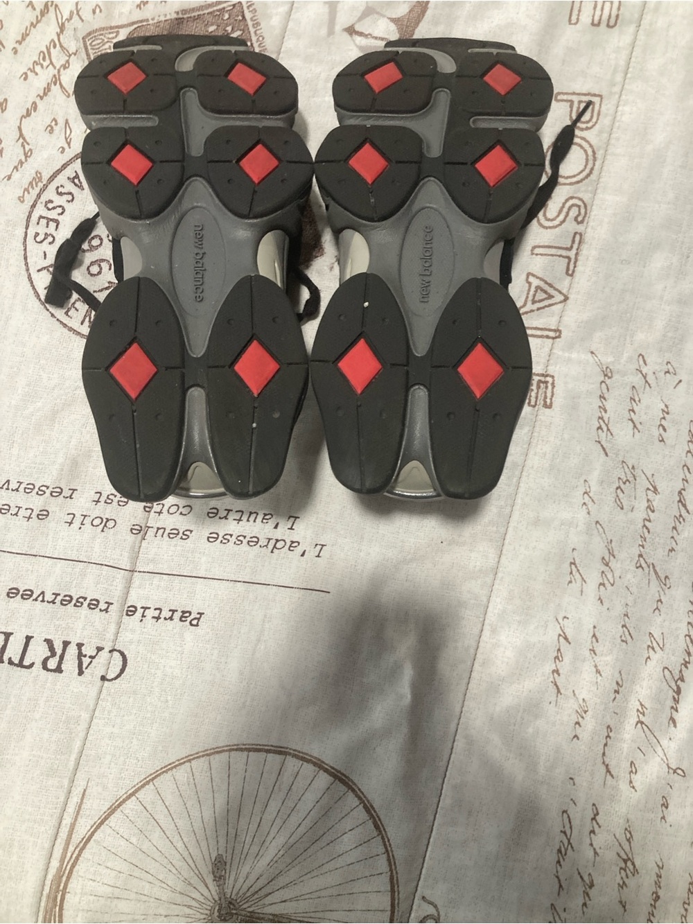 New Balance Men's Athletic Shoes in Black, Gray & Red